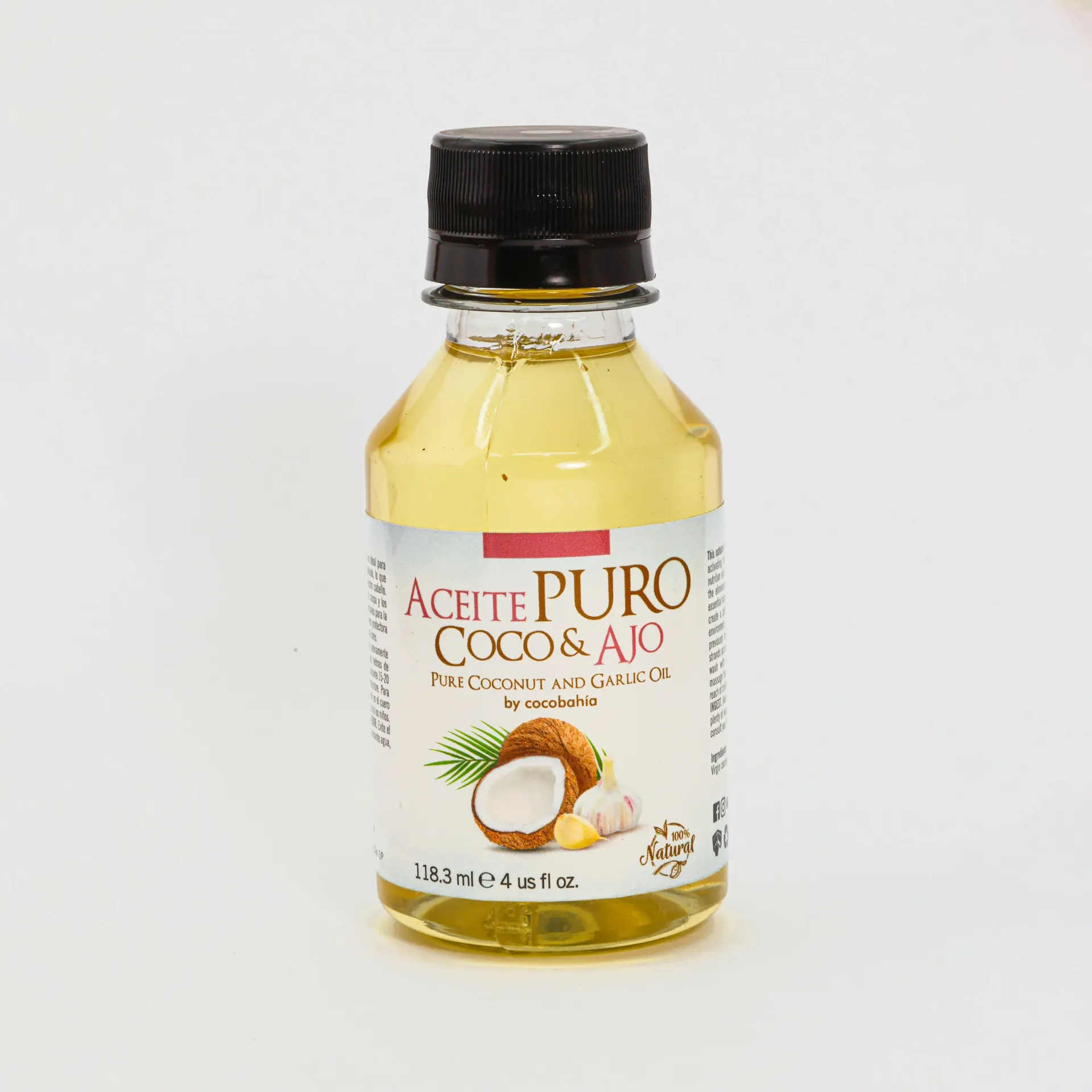 Aceite Capilar Puro Coco Coco & Ajo 4 OZ