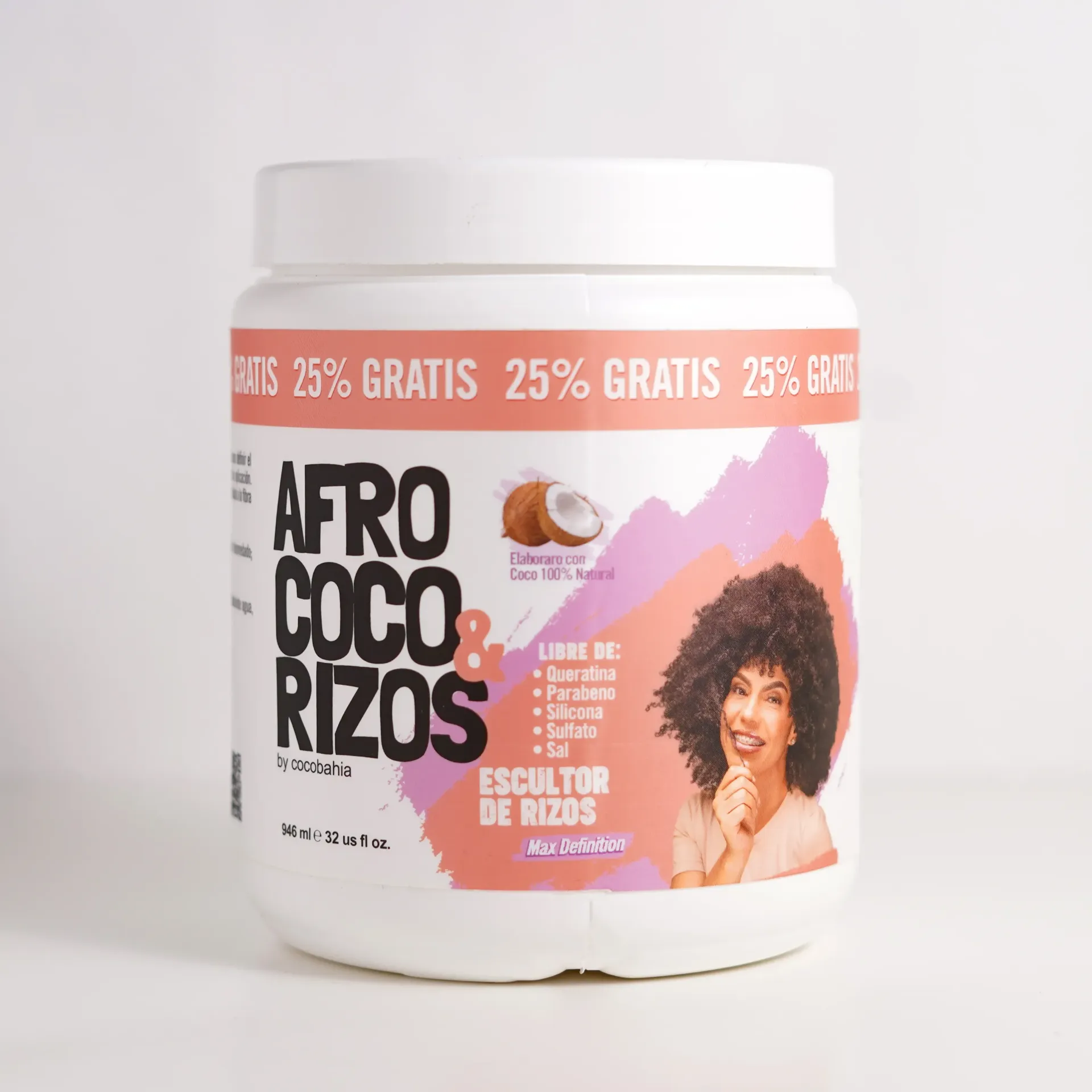 [CB-017] Escultor Afro, Coco & Rizos 32 OZ