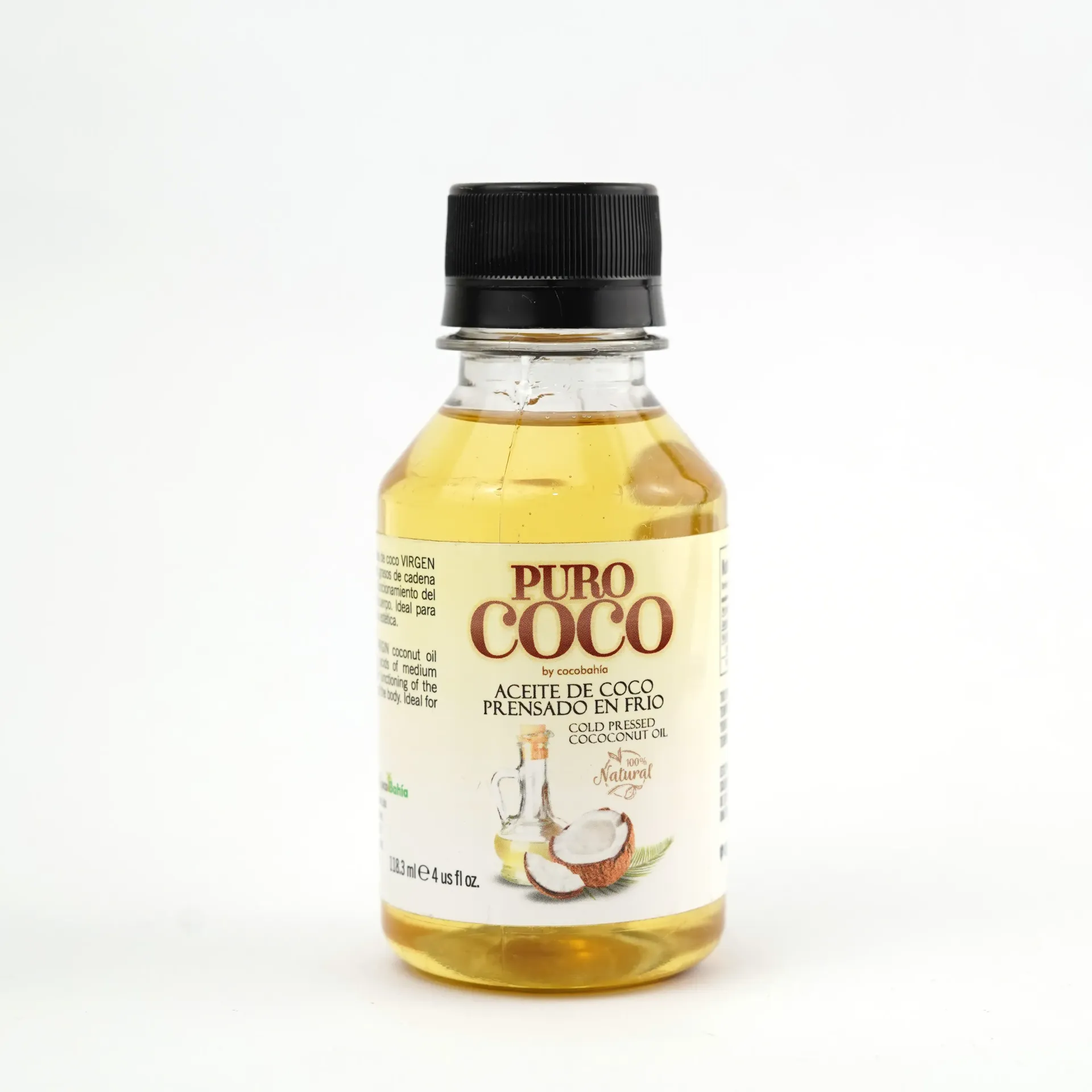 [CB-001] Aceite de Coco Virgen Puro Coco 4 OZ