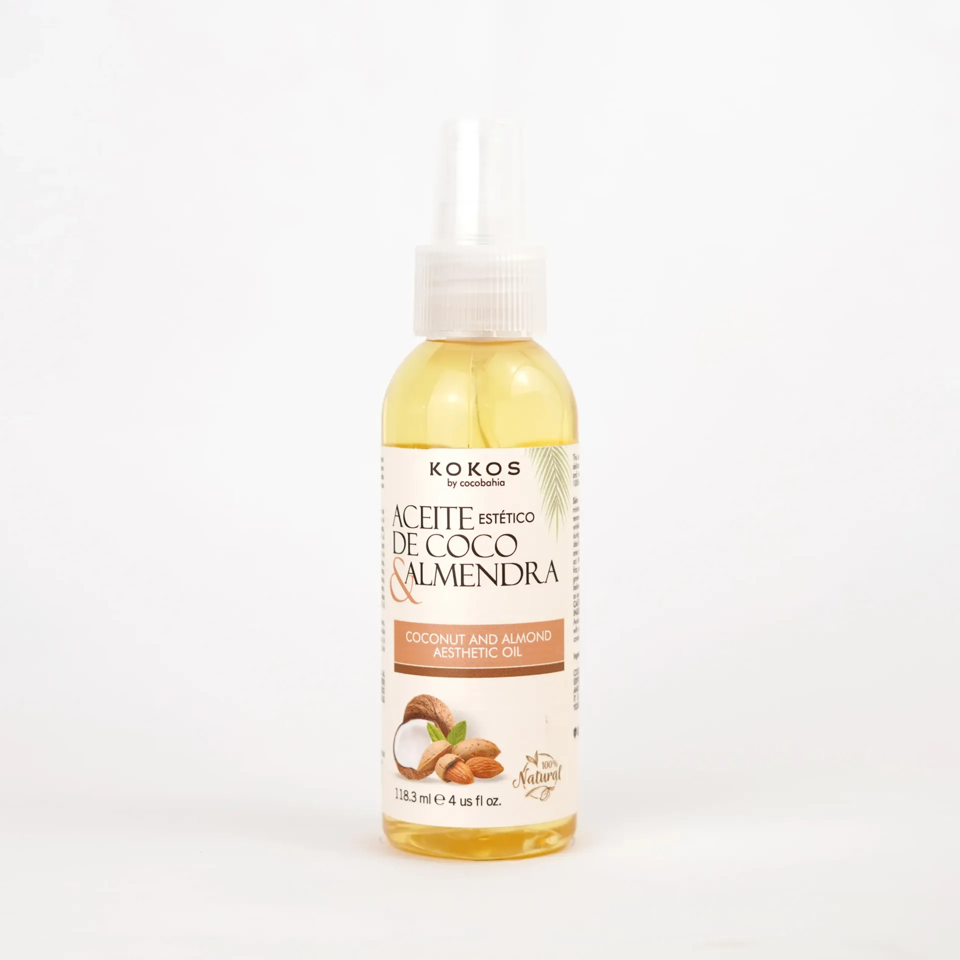 Aceite Estético Coco Almendra 4 OZ y 8 OZ