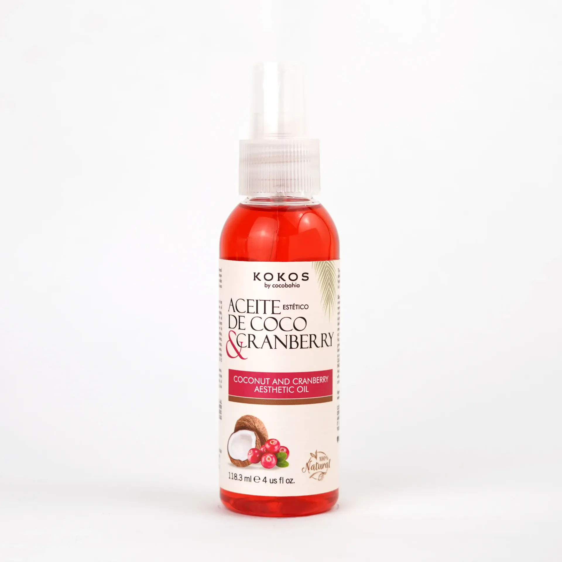 [CB-088] Aceite Estético Coco y Cramberry  4 OZ