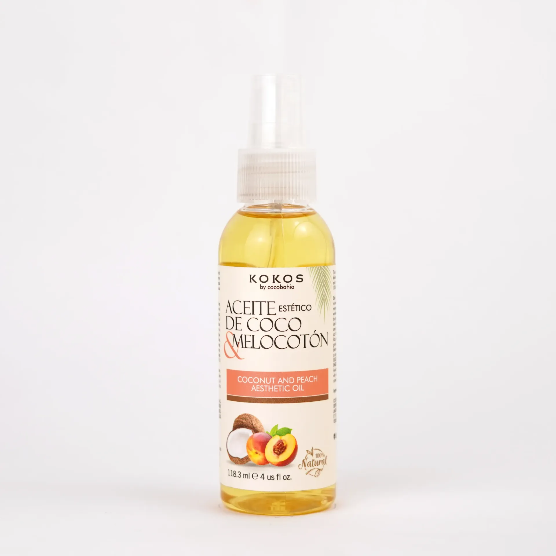 [CB-092] Aceite Estético Coco y Melocotón 4 OZ