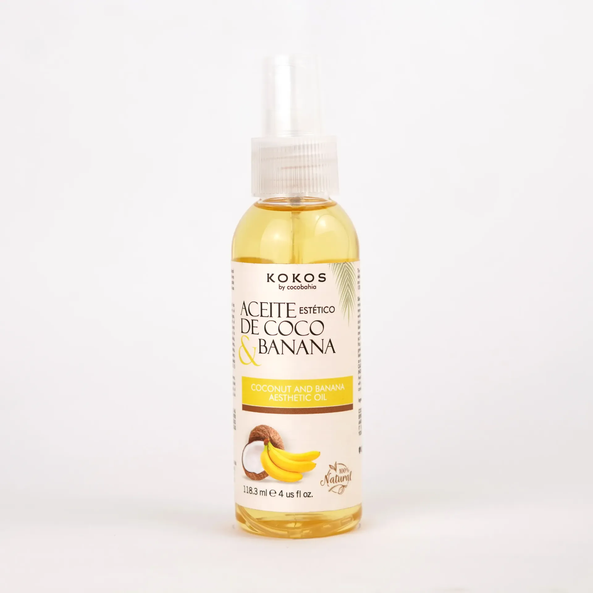 Aceite Estético Coco y Banana 4 OZ Y 8 OZ