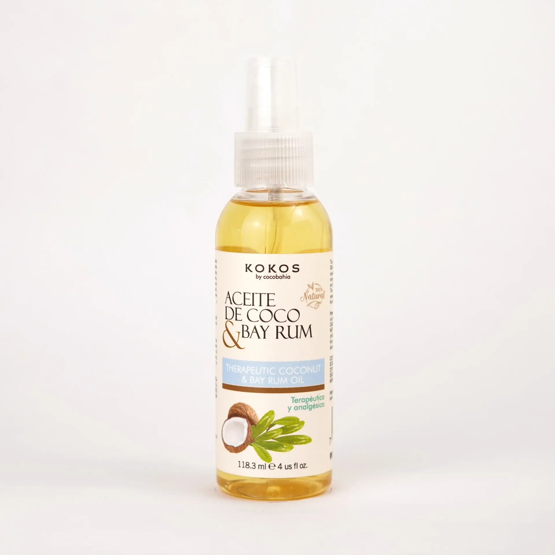 Aceite Terapeutico Coco & BayRum 4 OZ