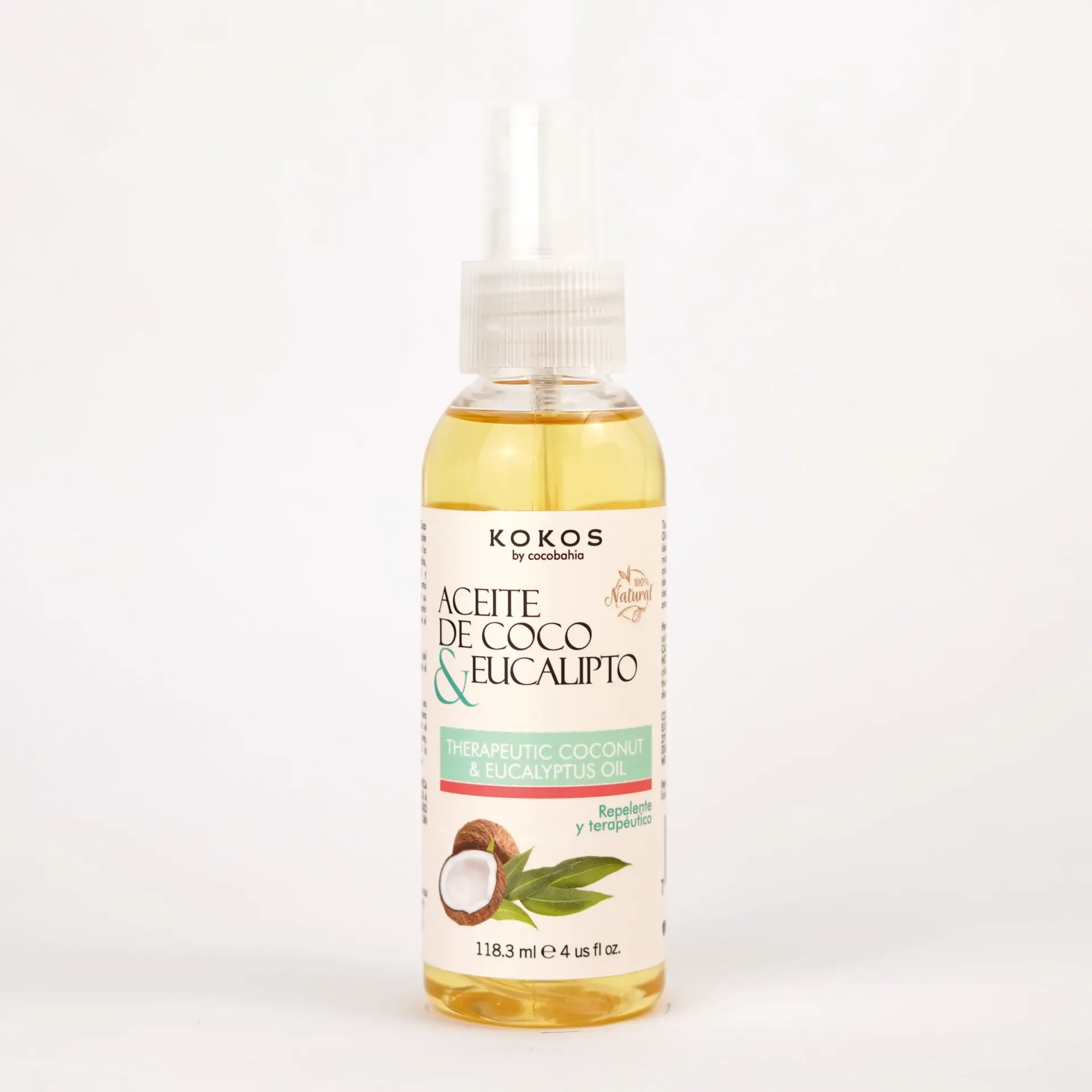 [CB-108] Aceite Terapeutico Coco & Eucalipto 4 OZ