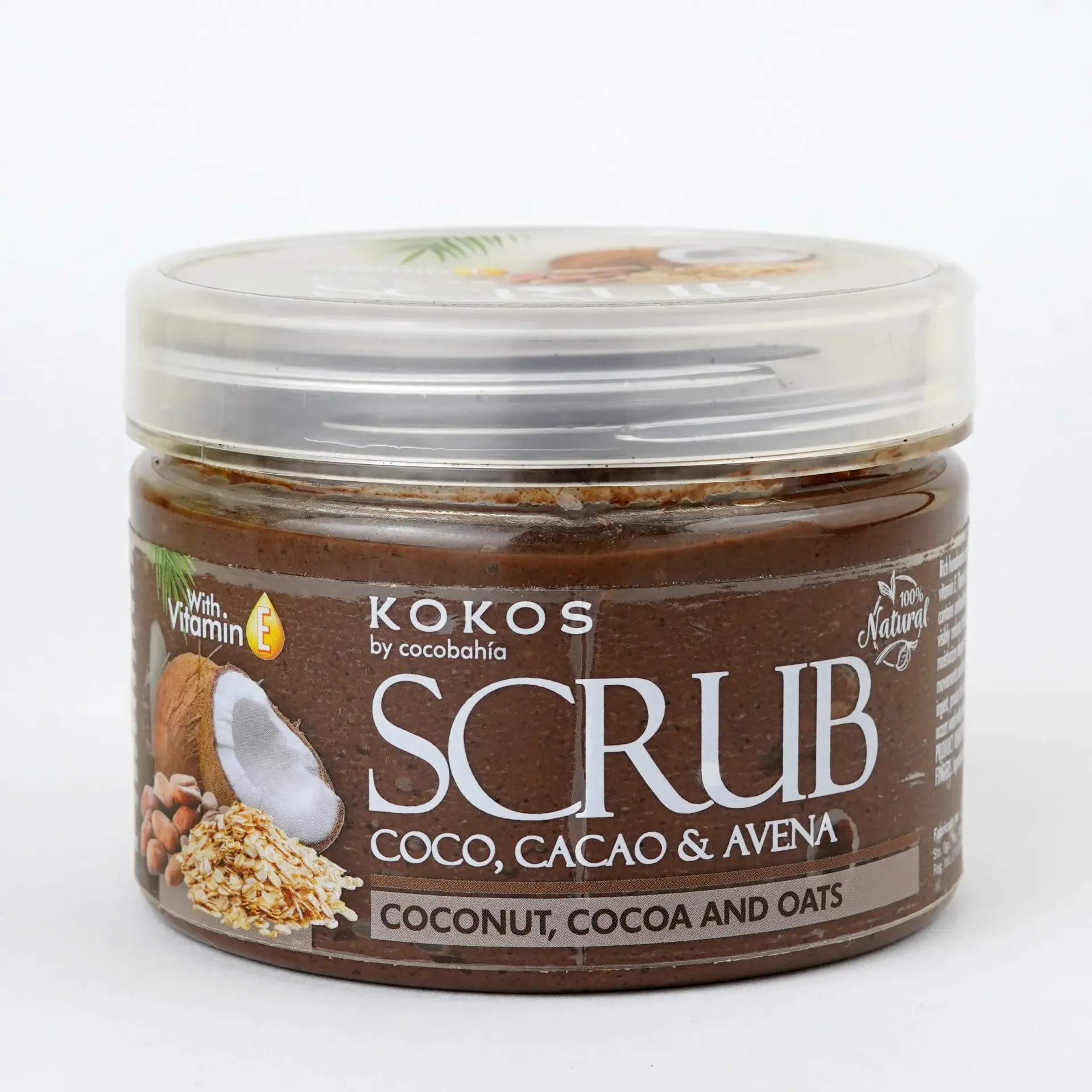 Scrub Coco, Cacao y Avena 8 OZ