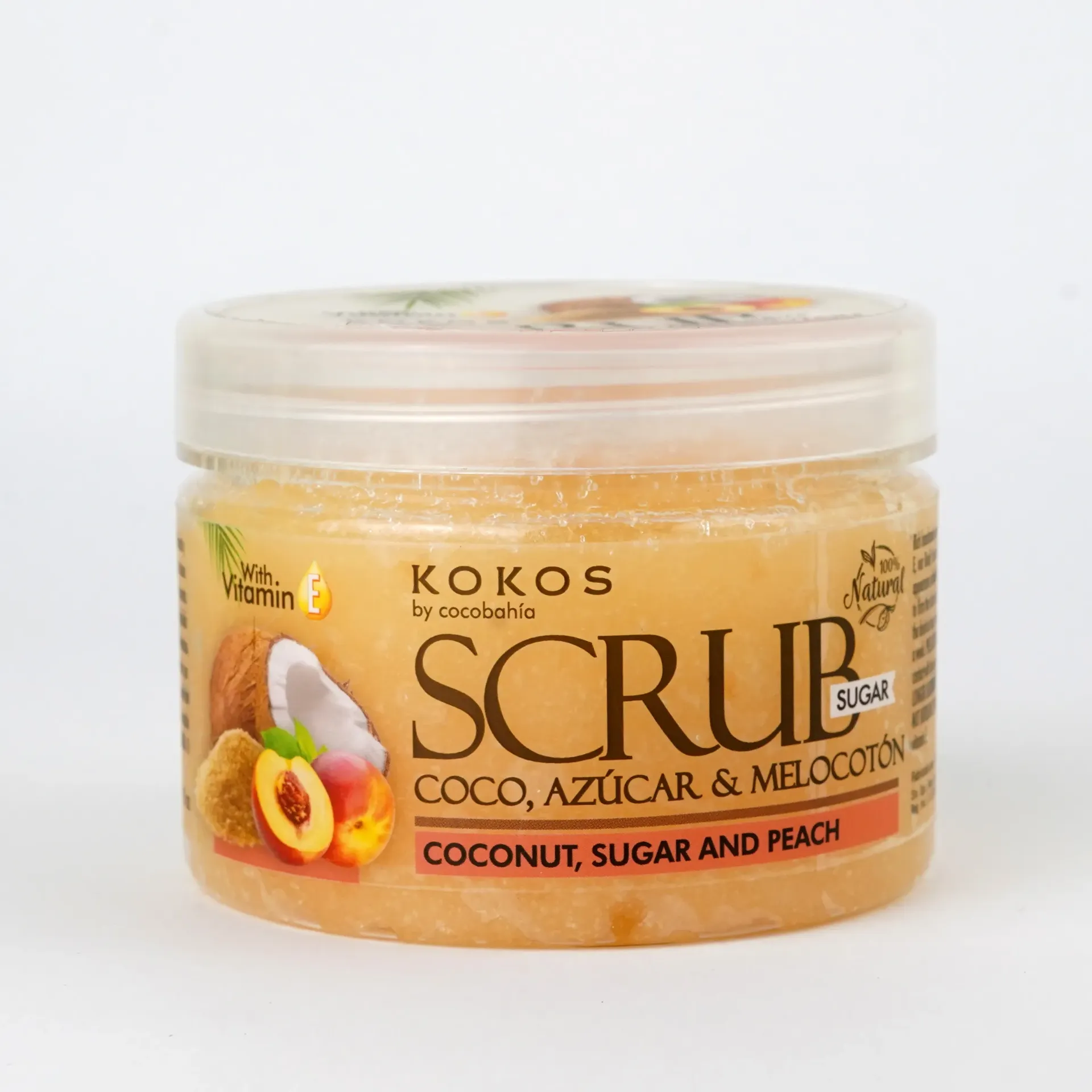 Scrub Azucar, Coco y Melocotón 8 OZ 