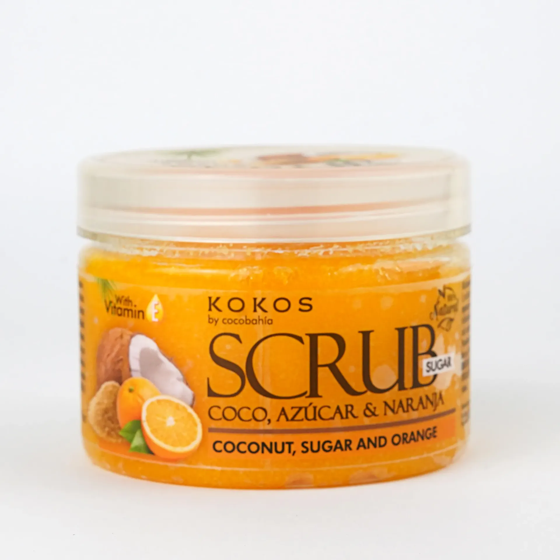 [CB-123] Scrub Azucar, Coco y Naranja 8 OZ