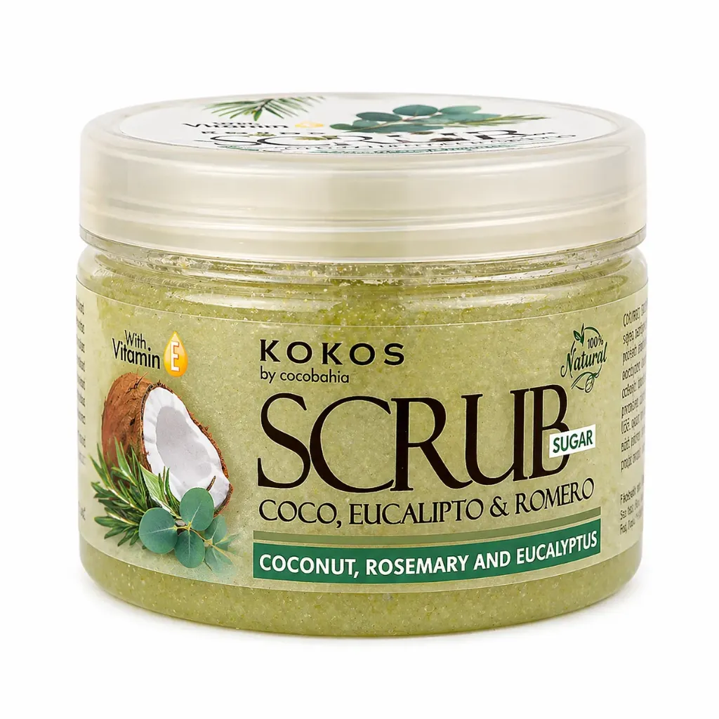 Scrub Terapéutico Coco, Eucalipto y Romero 8 OZ 