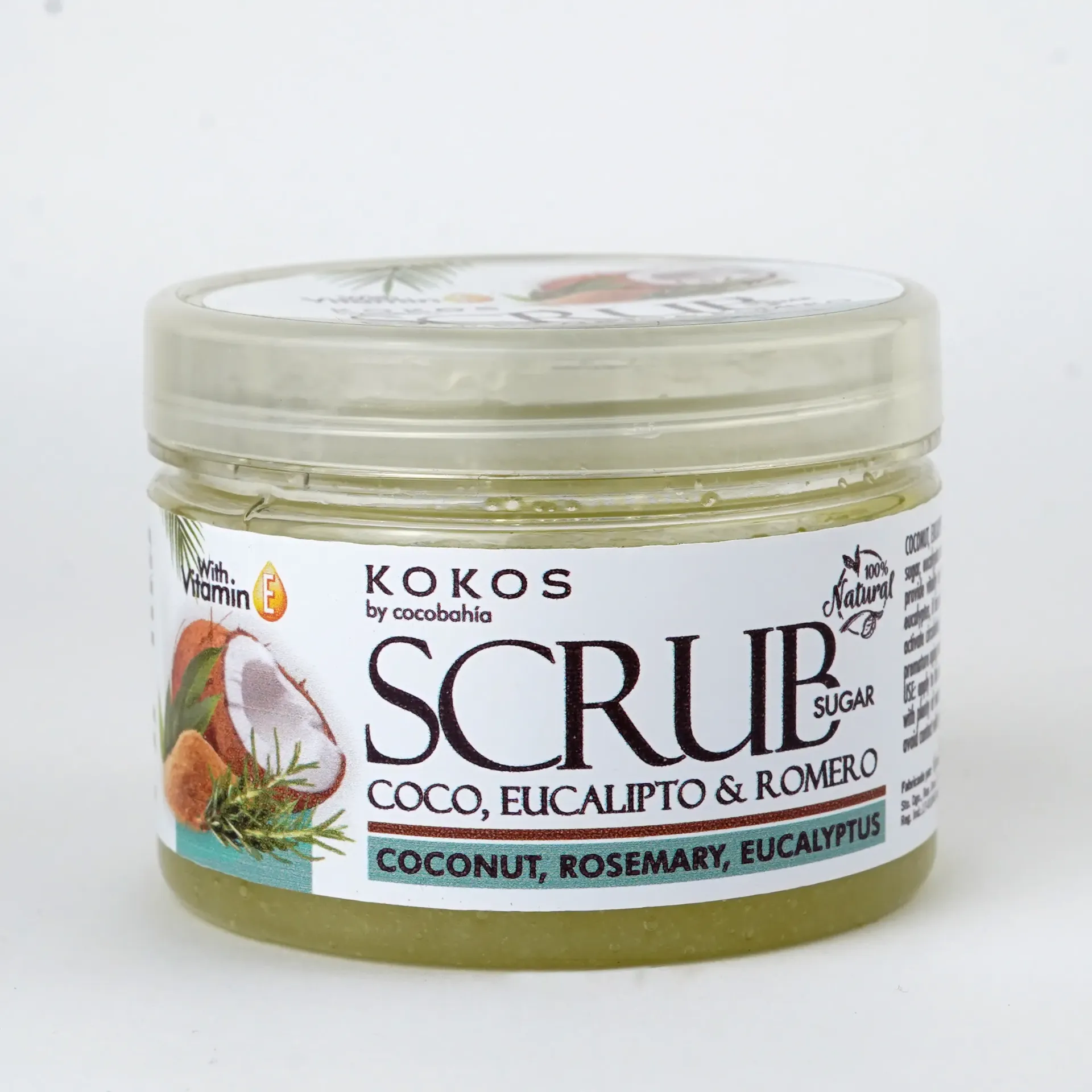 Scrub Terapéutico Coco, Eucalipto y Romero 8 OZ 