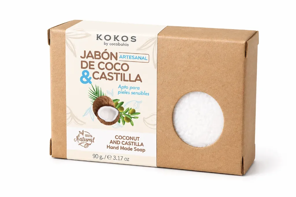 Jabón Artesanal Coco y Castilla 90 gr